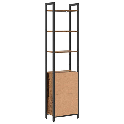Book Cabinet Old Wood 40 x 24 x 161 cm Engineered Wood
