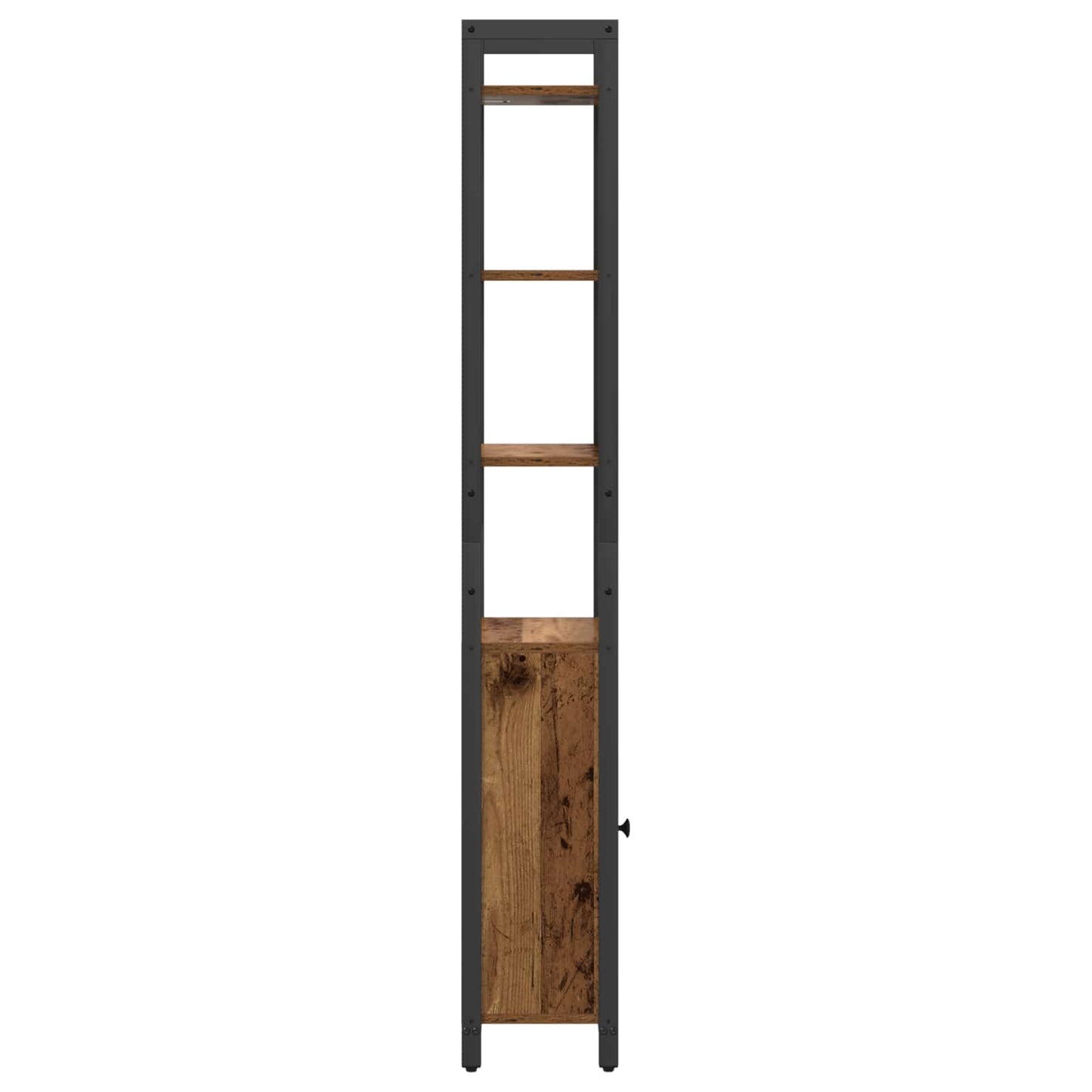 Book Cabinet Old Wood 40 x 24 x 161 cm Engineered Wood