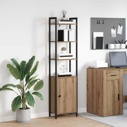Book Cabinet Artisan Oak 40 x 24 x 161 cm Engineered Wood