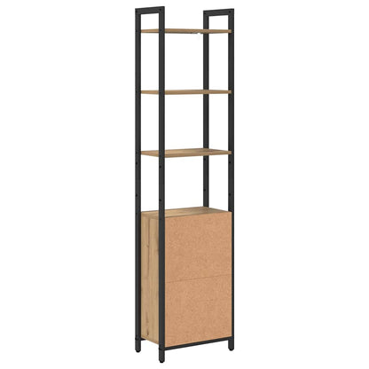 Book Cabinet Artisan Oak 40 x 24 x 161 cm Engineered Wood