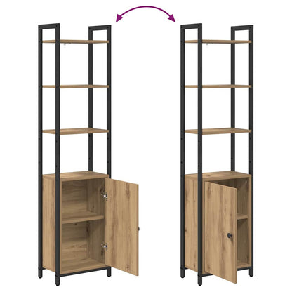 Book Cabinet Artisan Oak 40 x 24 x 161 cm Engineered Wood
