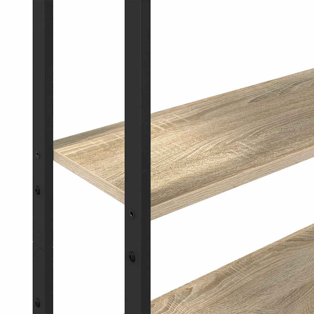 Book Cabinet Sonoma Oak 60 x 24 x 161 cm Engineered Wood