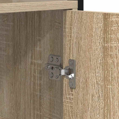 Book Cabinet Sonoma Oak 60 x 24 x 161 cm Engineered Wood