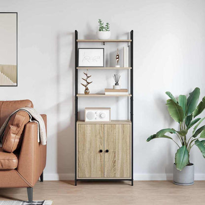 Book Cabinet Sonoma Oak 60 x 24 x 161 cm Engineered Wood