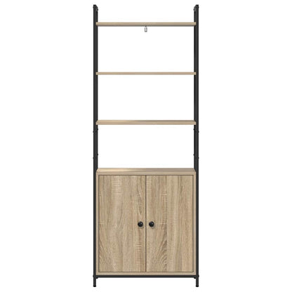 Book Cabinet Sonoma Oak 60 x 24 x 161 cm Engineered Wood