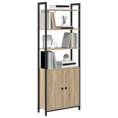 Book Cabinet Sonoma Oak 60 x 24 x 161 cm Engineered Wood