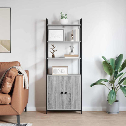 Book Cabinet Grey Sonoma 60 x 24 x 161 cm Engineered Wood