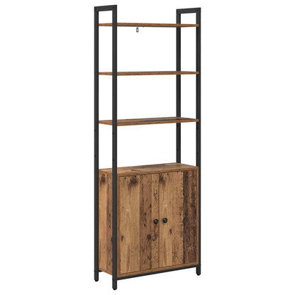 Book Cabinet Old Wood 60 x 24 x 161 cm Engineered Wood