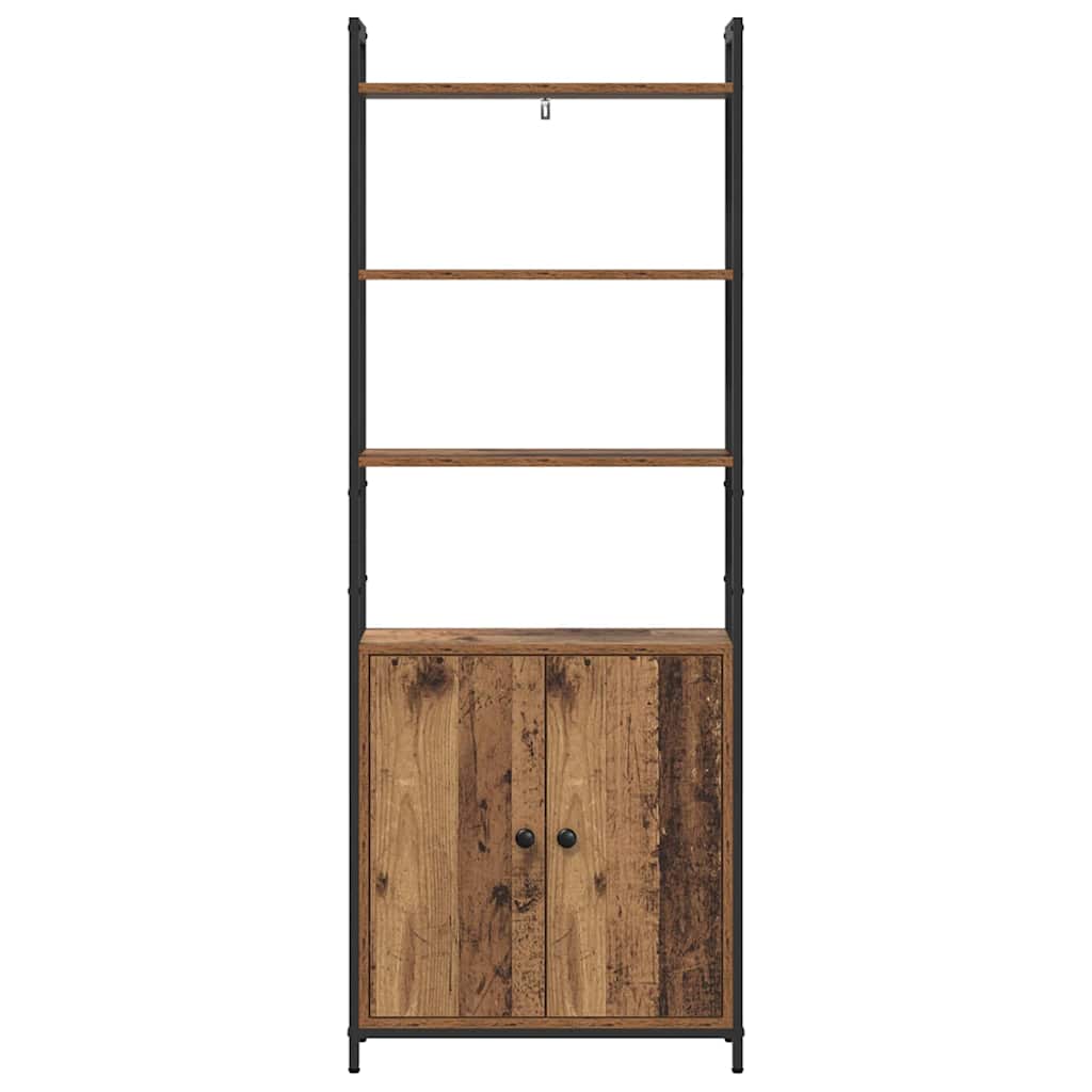 Book Cabinet Old Wood 60 x 24 x 161 cm Engineered Wood