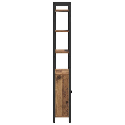 Book Cabinet Old Wood 60 x 24 x 161 cm Engineered Wood