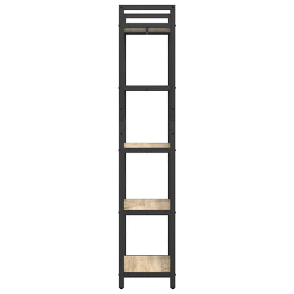 Bookshelf 5-Tier 56 x 34 x 171 cm Engineered Wood Sonoma Oak