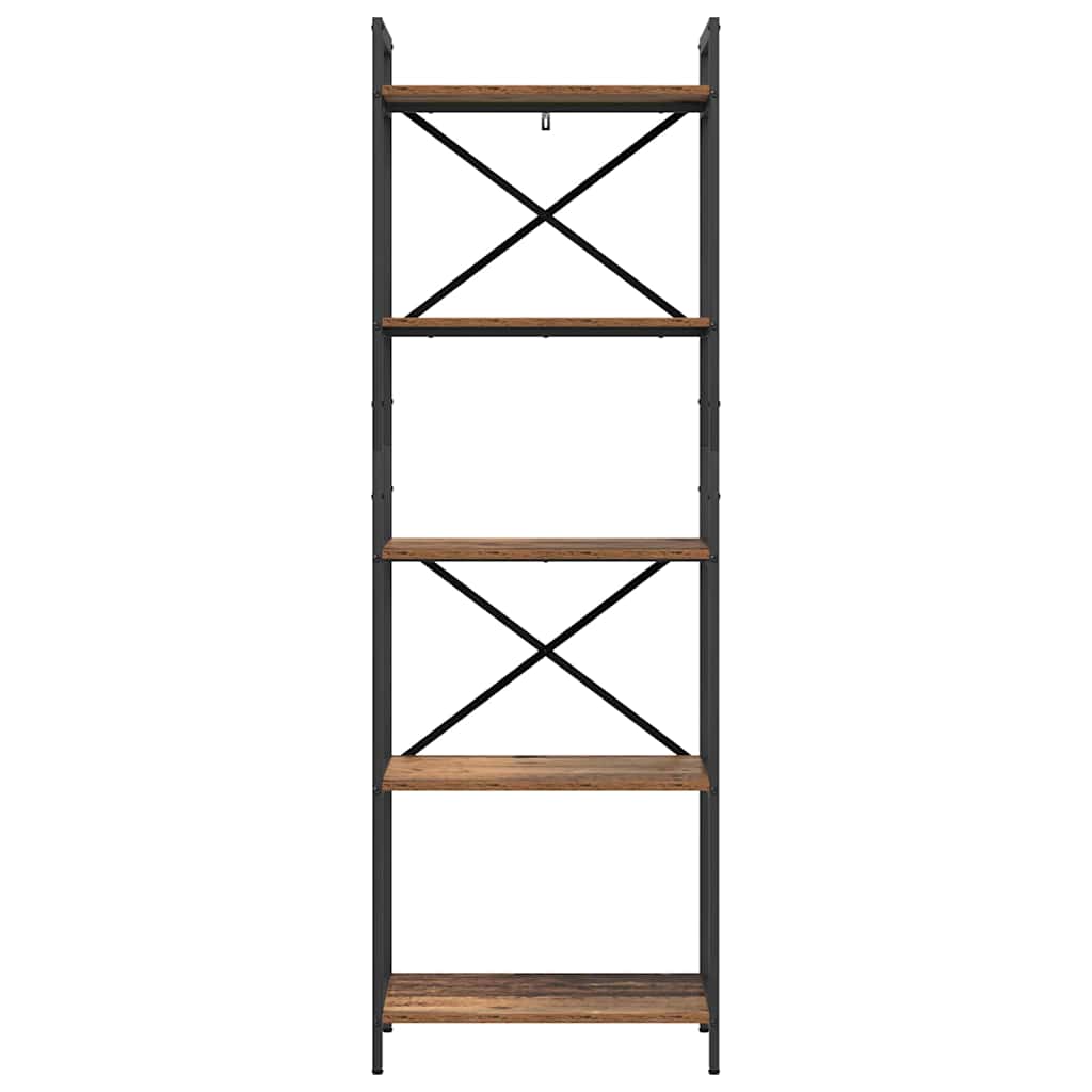 Bookshelf Old Wood 56 x 34 x 171 cm Engineered Wood