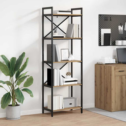 Bookshelf Artisan Oak 56 x 34 x 171 cm Engineered Wood