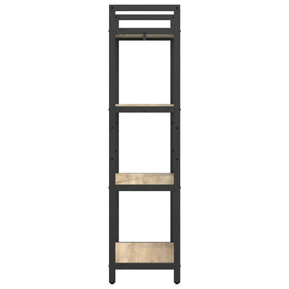 Bookshelf 4-Tier 56 x 34 x 133.5 cm Engineered Wood Sonoma Oak