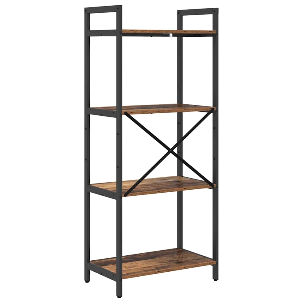 Bookshelf Old Wood 56 x 34 x 133.5 cm Engineered Wood