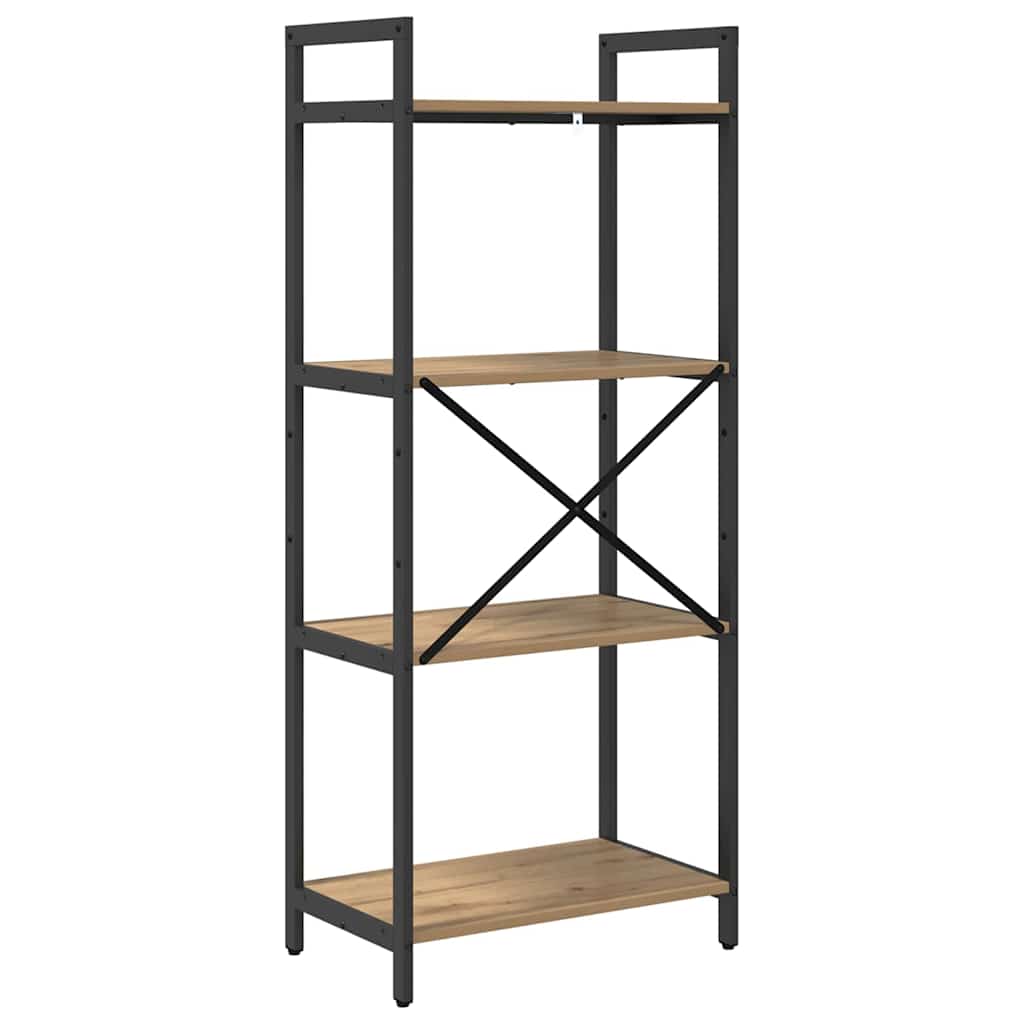 Bookshelf Artisan Oak 56 x 34 x 133.5 cm Engineered Wood