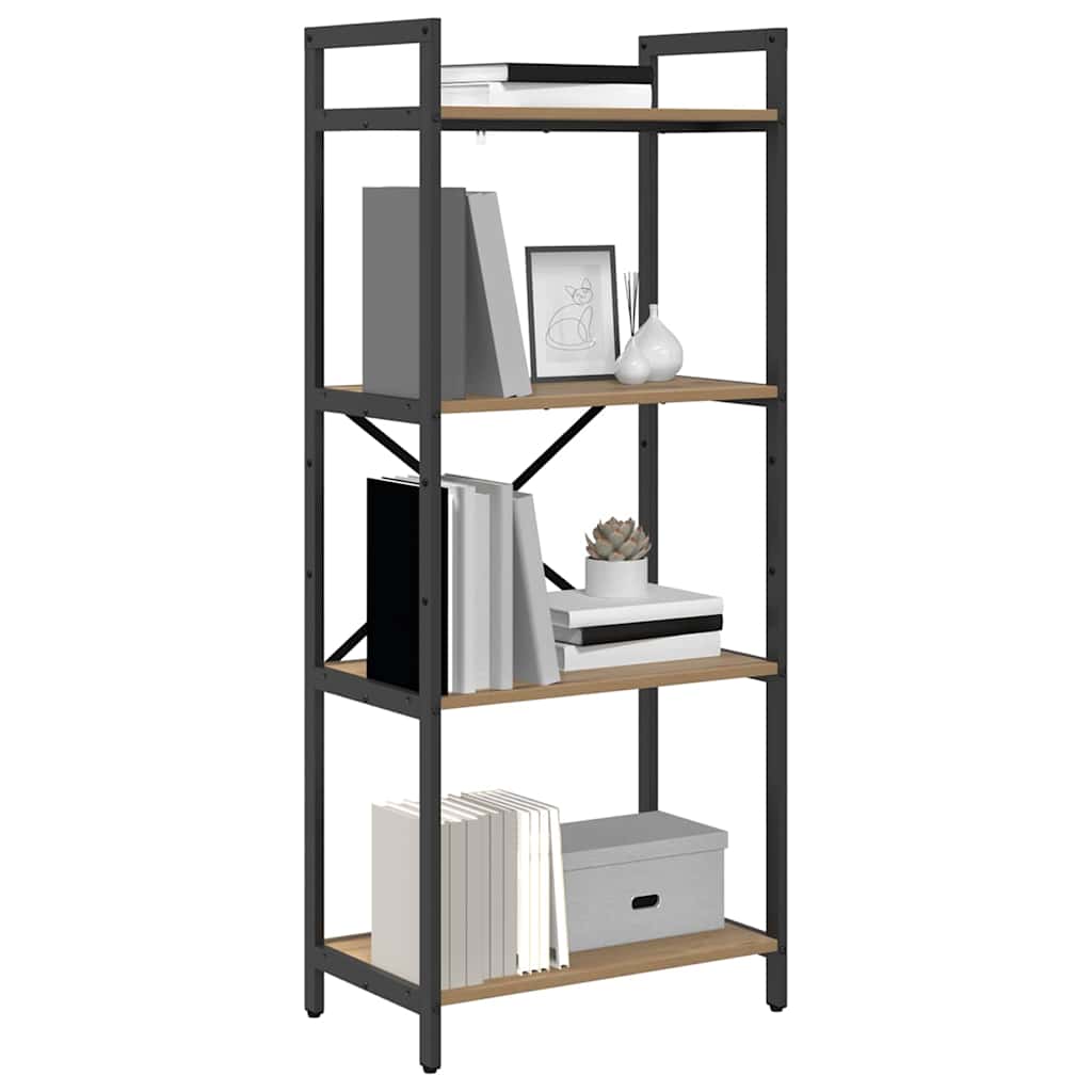 Bookshelf Artisan Oak 56 x 34 x 133.5 cm Engineered Wood