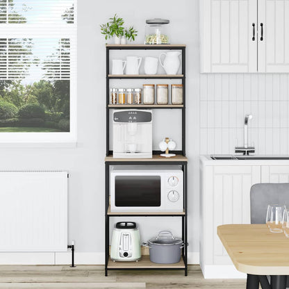 Kitchen Shelf Sonoma Oak 60 x 40 x 168 cm Engineered Wood