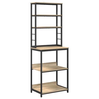 Kitchen Shelf Sonoma Oak 60 x 40 x 168 cm Engineered Wood