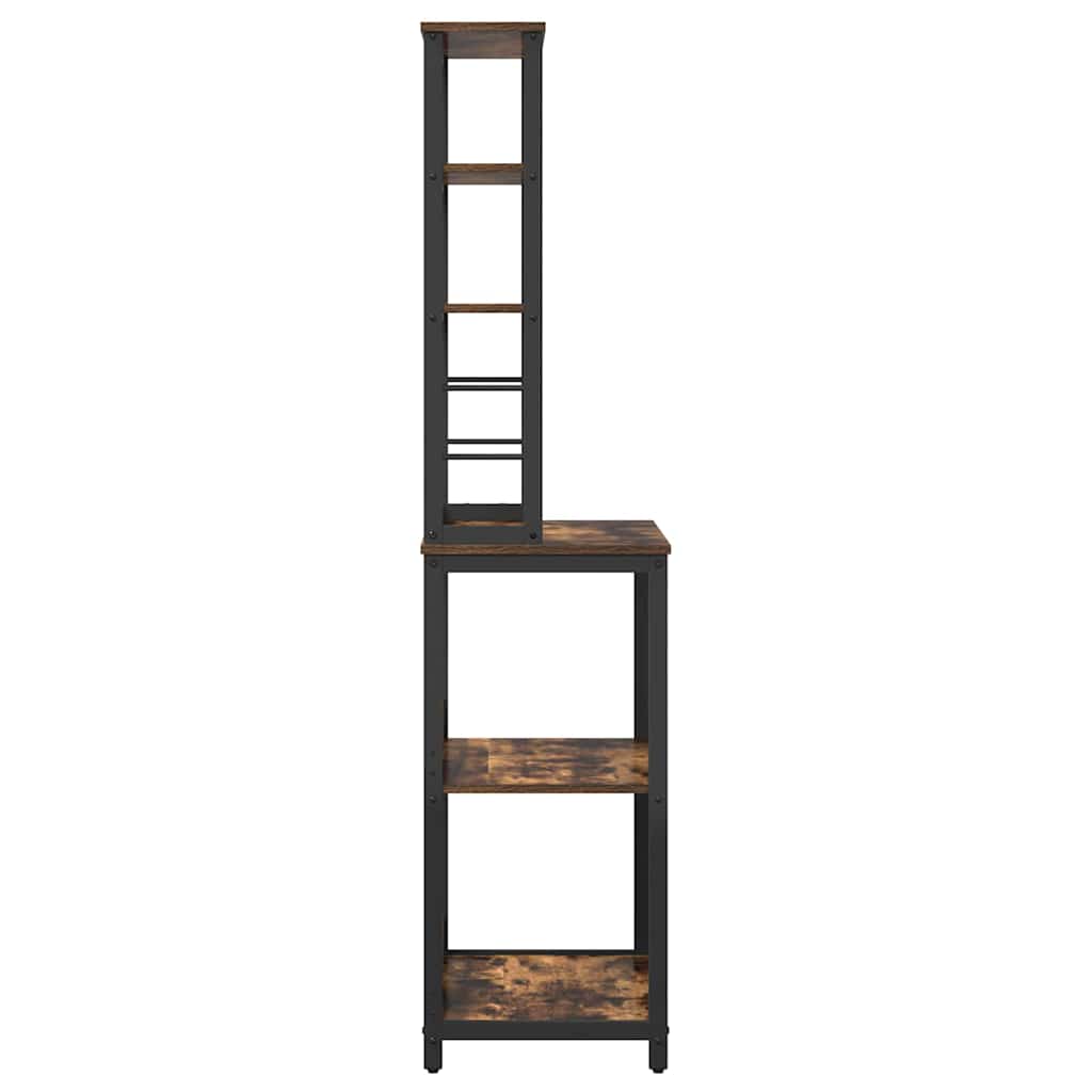 Kitchen Shelf Smoked Oak 60 x 40 x 168 cm Engineered Wood