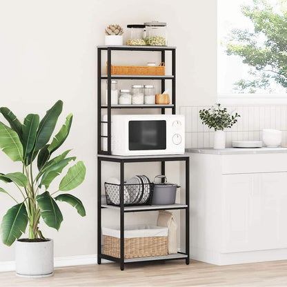 Kitchen Shelf Grey Sonoma 60 x 40 x 168 cm Engineered Wood