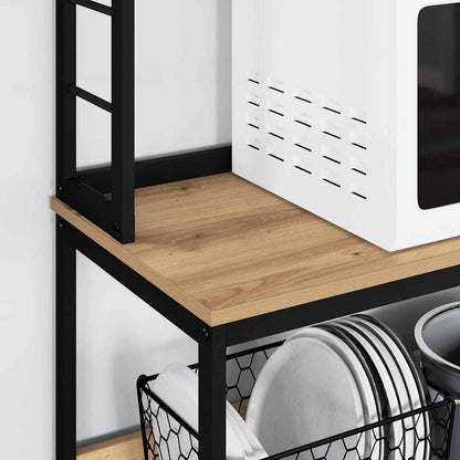 Kitchen Shelf Artisan Oak 80 x 40 x 168 cm Engineered Wood