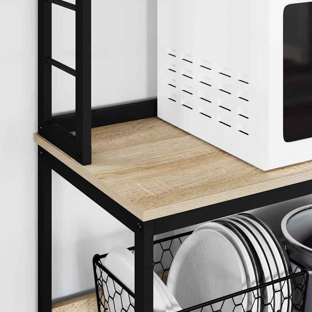 Kitchen Shelf Sonoma Oak 100 x 40 x 168 cm Engineered Wood