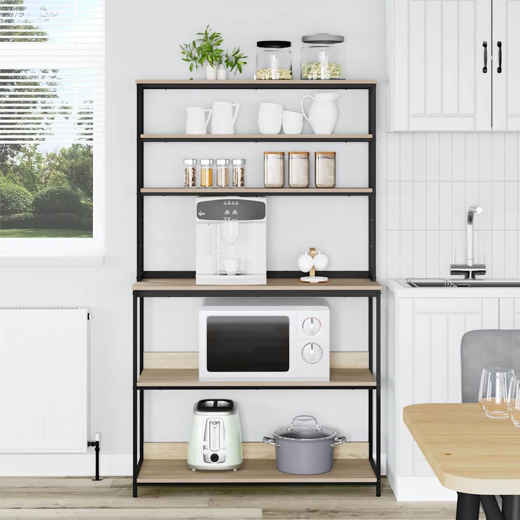Kitchen Shelf Sonoma Oak 100 x 40 x 168 cm Engineered Wood