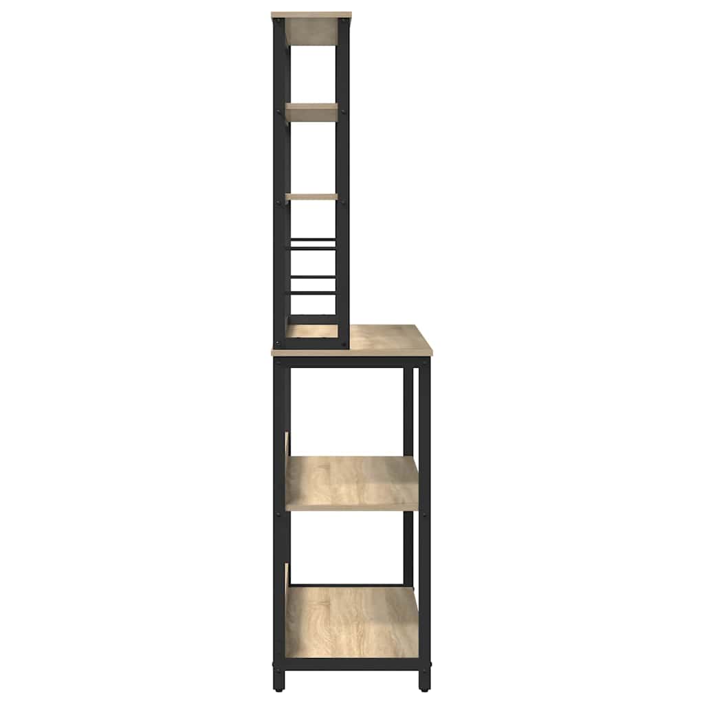 Kitchen Shelf Sonoma Oak 100 x 40 x 168 cm Engineered Wood