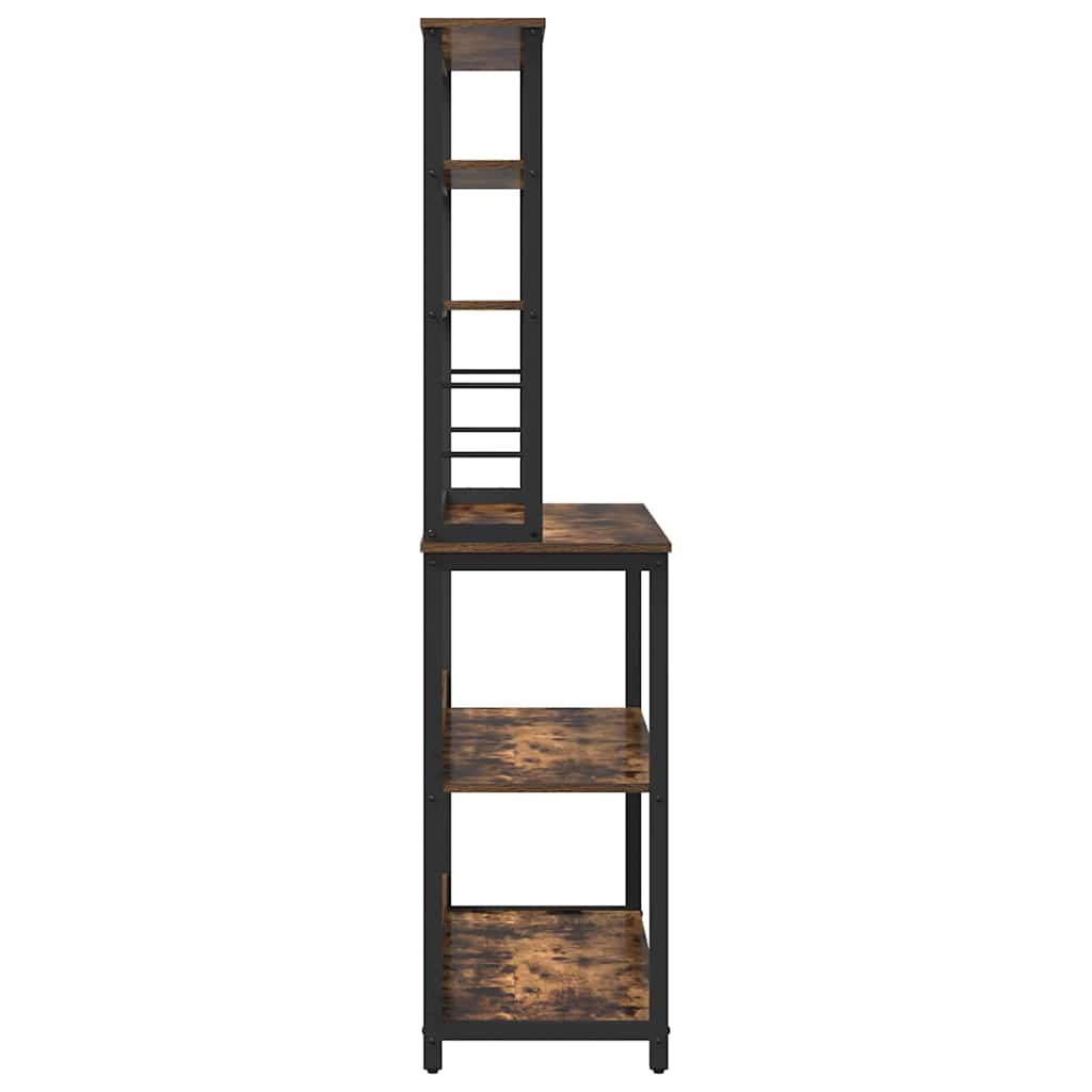 Kitchen Shelf Smoked Oak 100 x 40 x 168 cm Engineered Wood