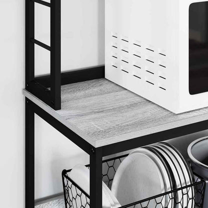 Kitchen Shelf Grey Sonoma 100 x 40 x 168 cm Engineered Wood