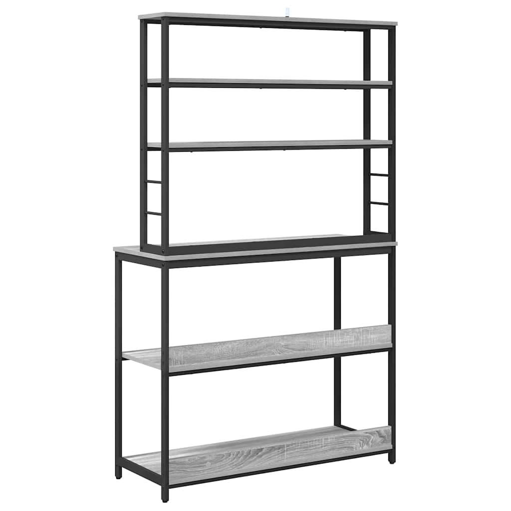 Kitchen Shelf Grey Sonoma 100 x 40 x 168 cm Engineered Wood