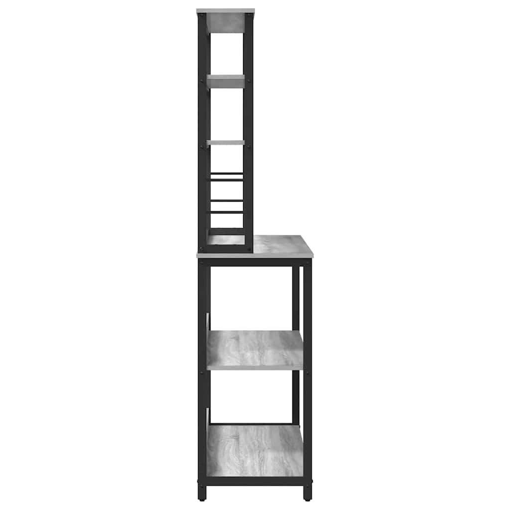 Kitchen Shelf Grey Sonoma 100 x 40 x 168 cm Engineered Wood