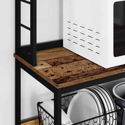 Kitchen Shelf Old Wood 100 x 40 x 168 cm Engineered Wood