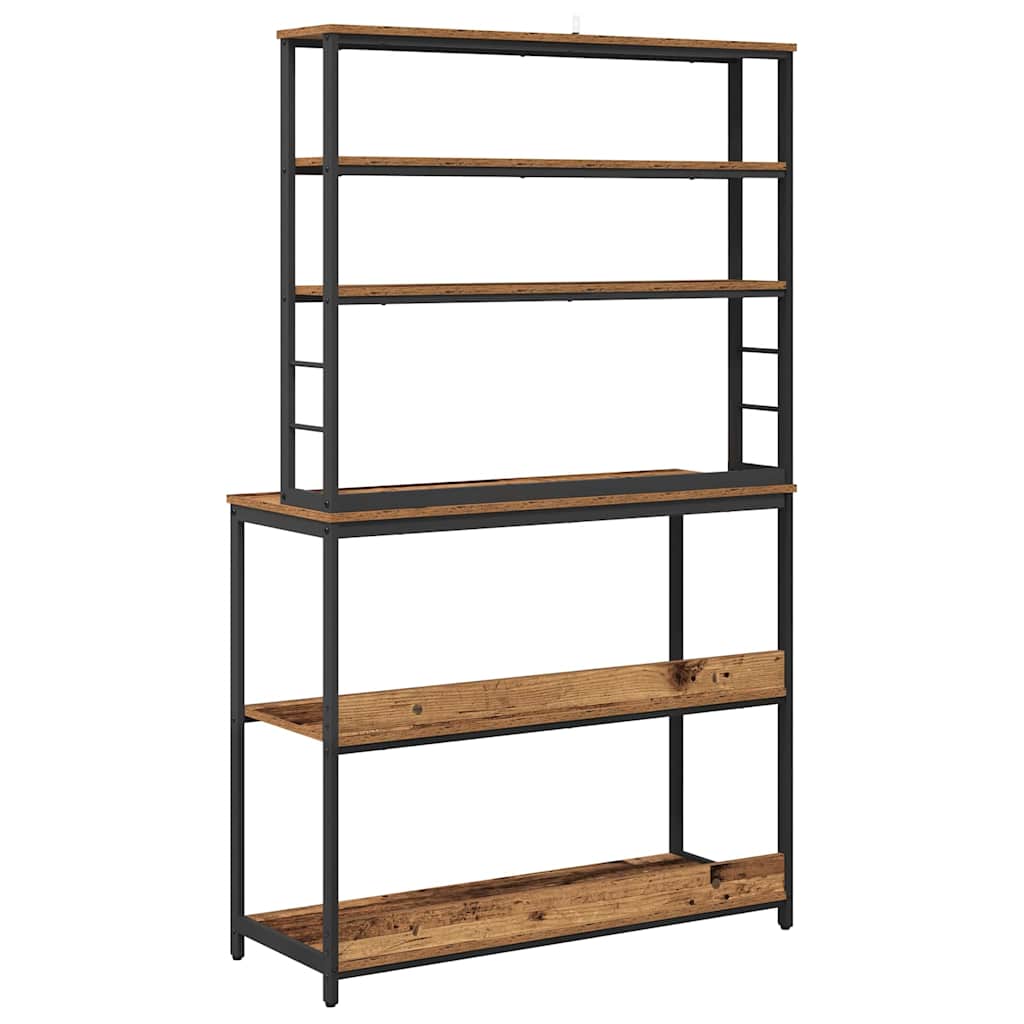 Kitchen Shelf Old Wood 100 x 40 x 168 cm Engineered Wood