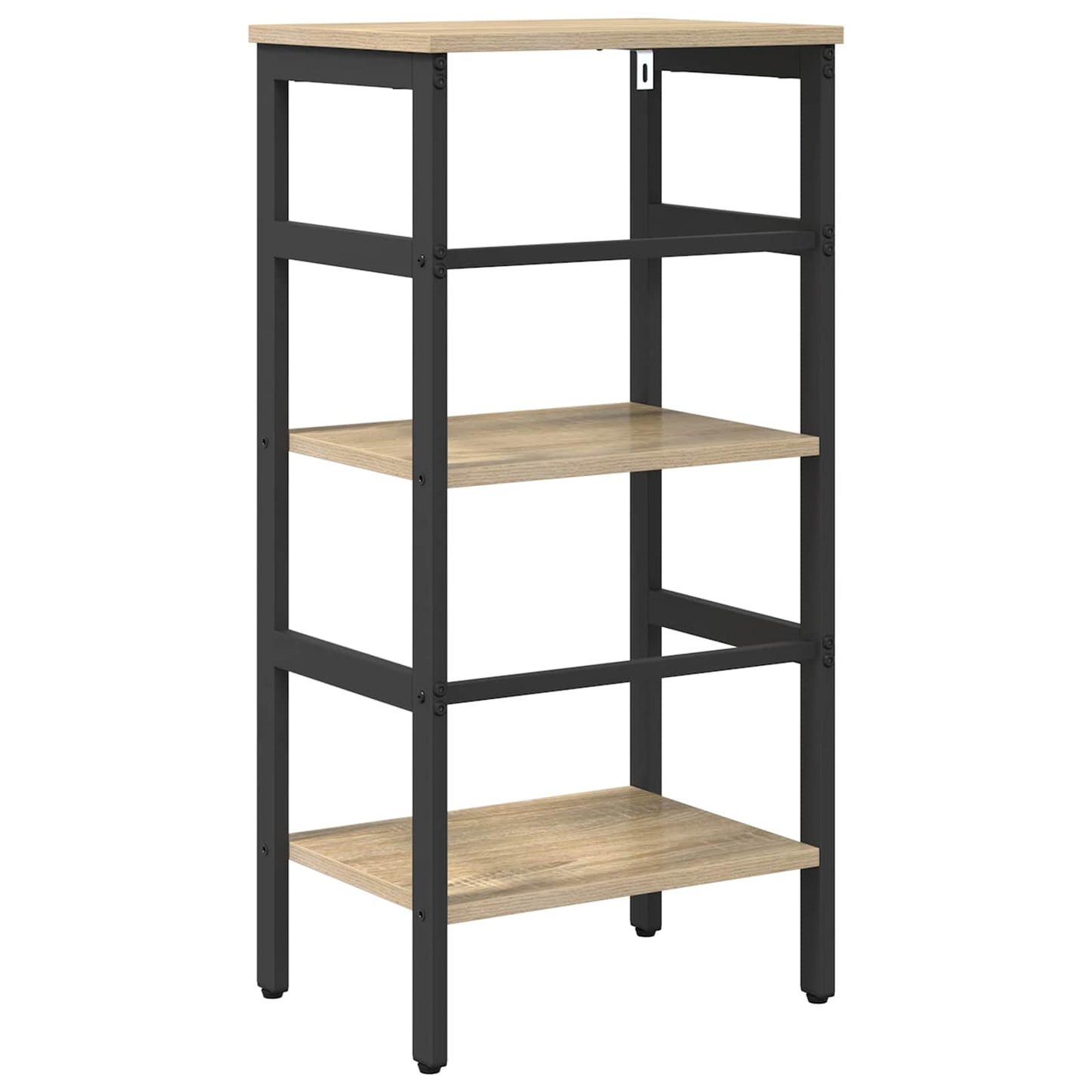 Bookshelf 2-Tier 40 x 29.5 x 81 cm Engineered Wood Sonoma Oak