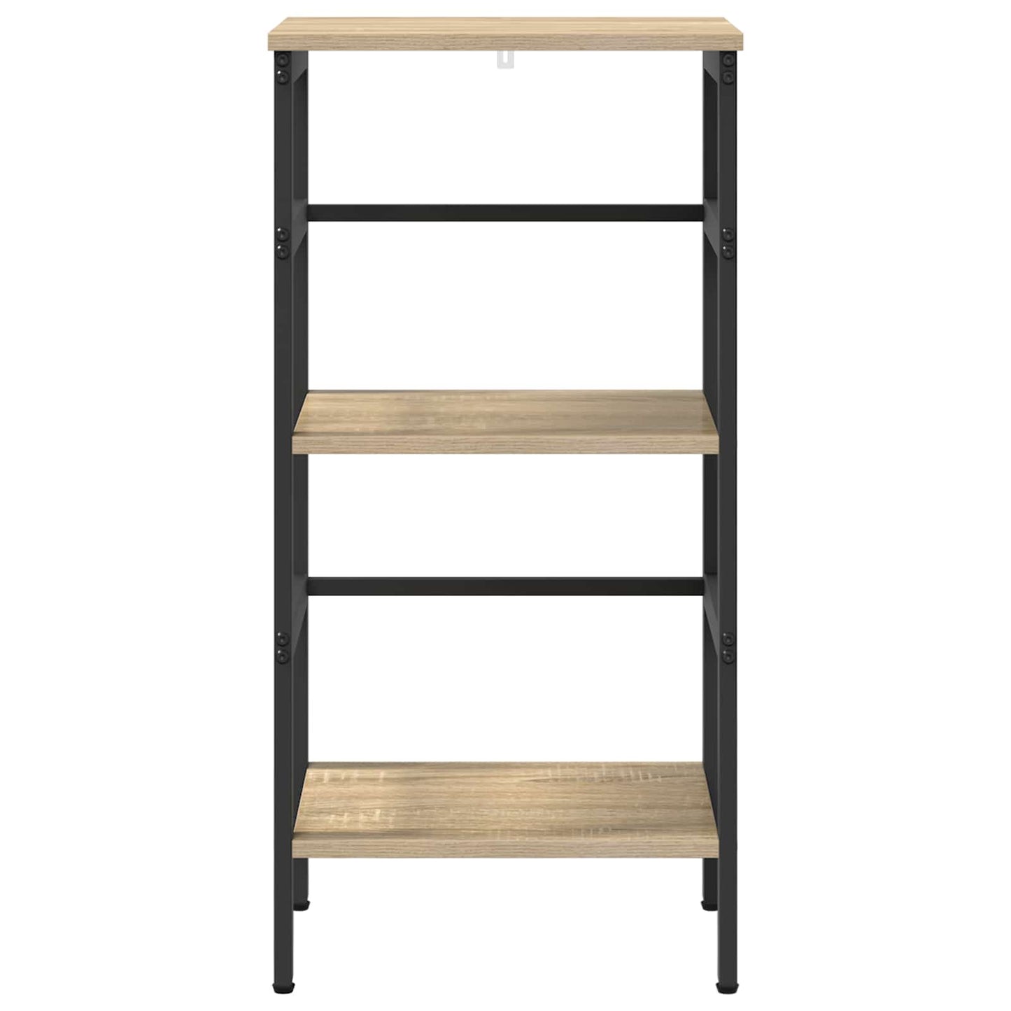 Bookshelf 2-Tier 40 x 29.5 x 81 cm Engineered Wood Sonoma Oak