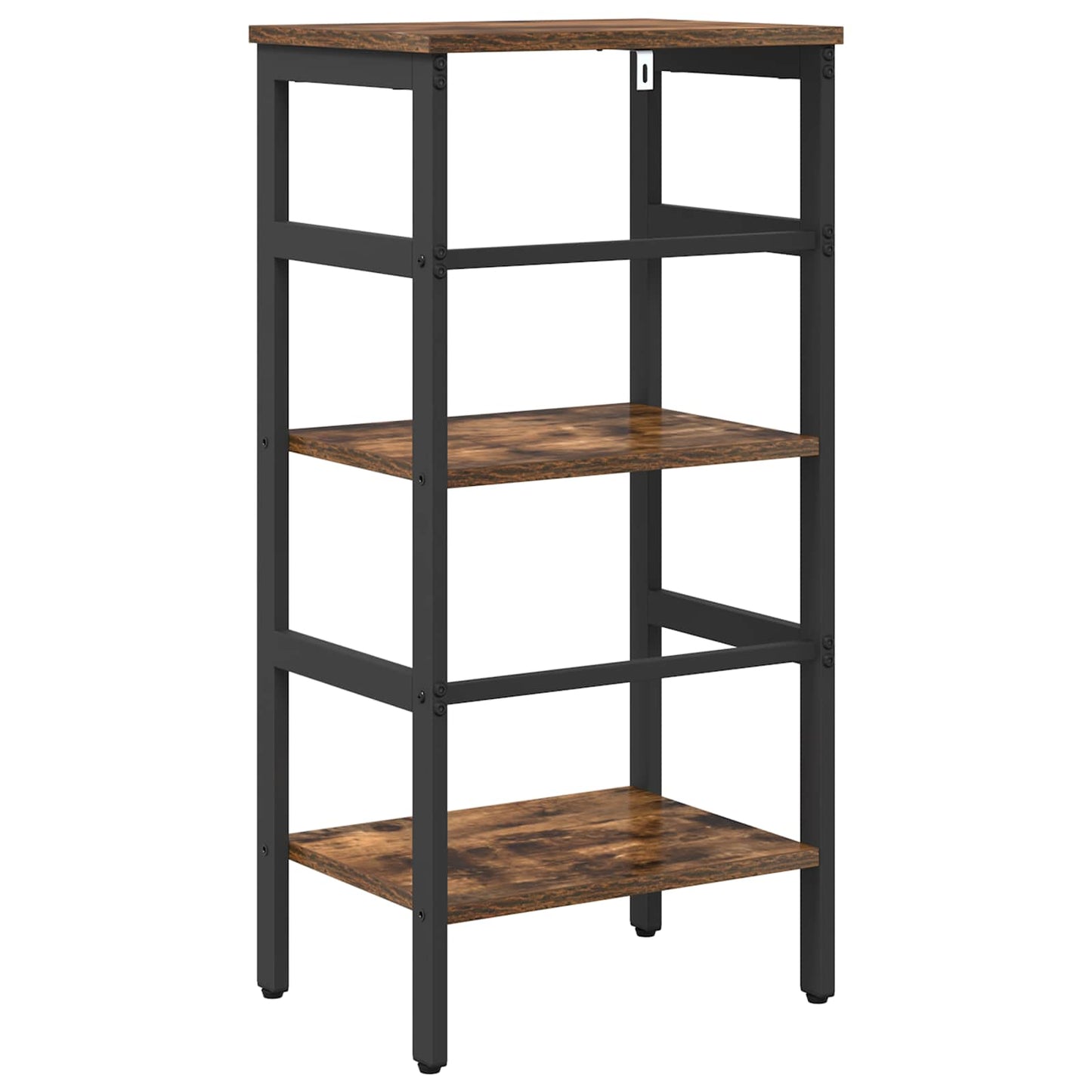 Bookshelf 2-Tier 40 x 29.5 x 81 cm Engineered Wood Smoked Oak