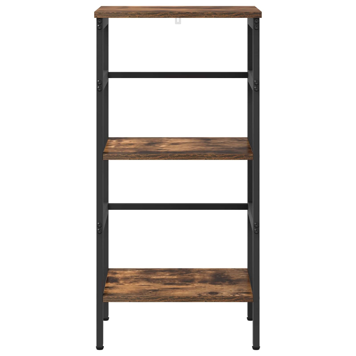 Bookshelf 2-Tier 40 x 29.5 x 81 cm Engineered Wood Smoked Oak