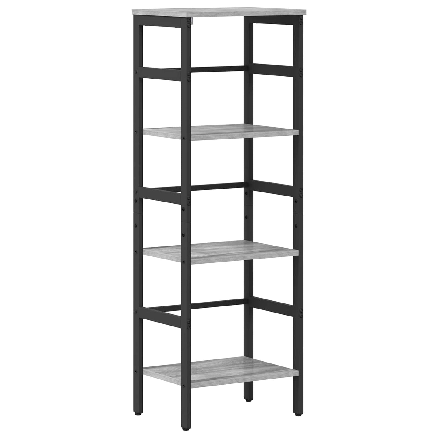 Bookshelf Grey Sonoma 40 x 29.5 x 115 cm Engineered Wood