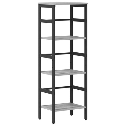 Bookshelf Grey Sonoma 40 x 29.5 x 115 cm Engineered Wood