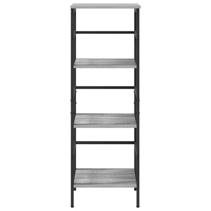 Bookshelf Grey Sonoma 40 x 29.5 x 115 cm Engineered Wood