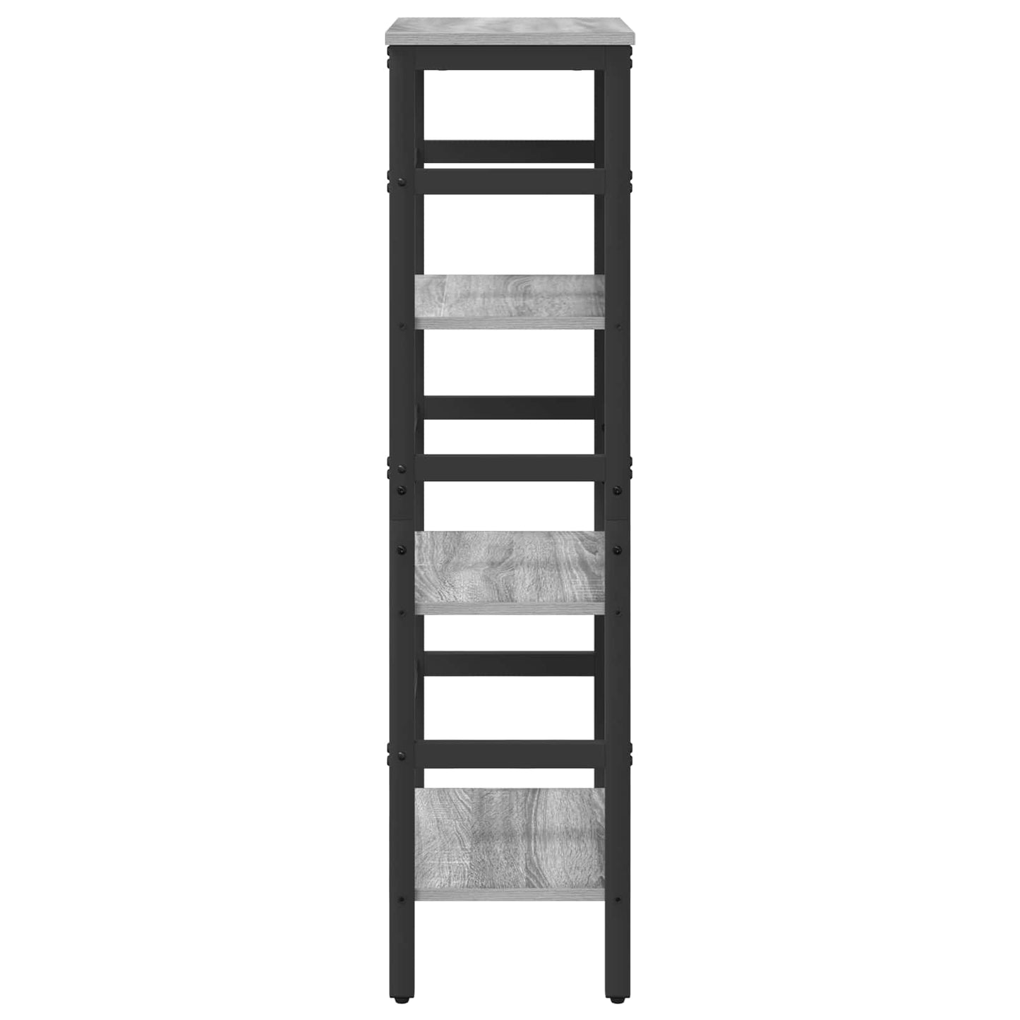 Bookshelf Grey Sonoma 40 x 29.5 x 115 cm Engineered Wood
