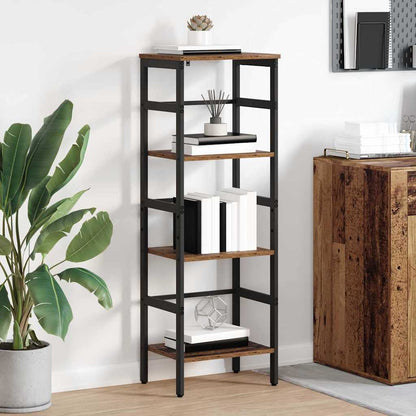 Bookshelf Old Wood 40 x 29.5 x 115 cm Engineered Wood