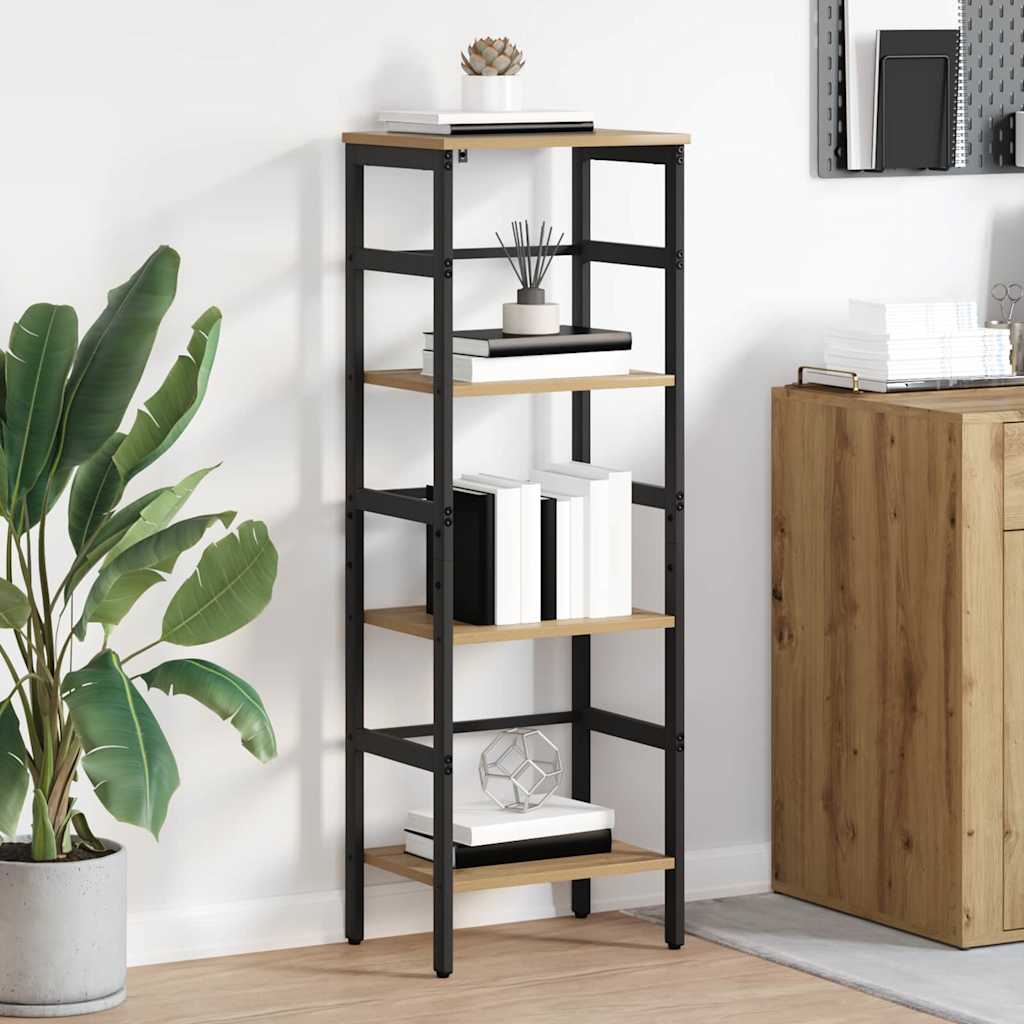 Bookshelf Artisan Oak 40 x 29.5 x 115 cm Engineered Wood