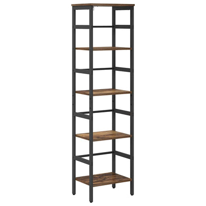 Bookshelf Old Wood 40 x 29.5 x 149 cm Engineered Wood