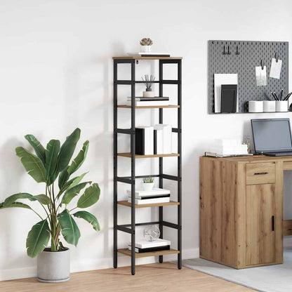 Bookshelf Artisan Oak 40 x 29.5 x 149 cm Engineered Wood