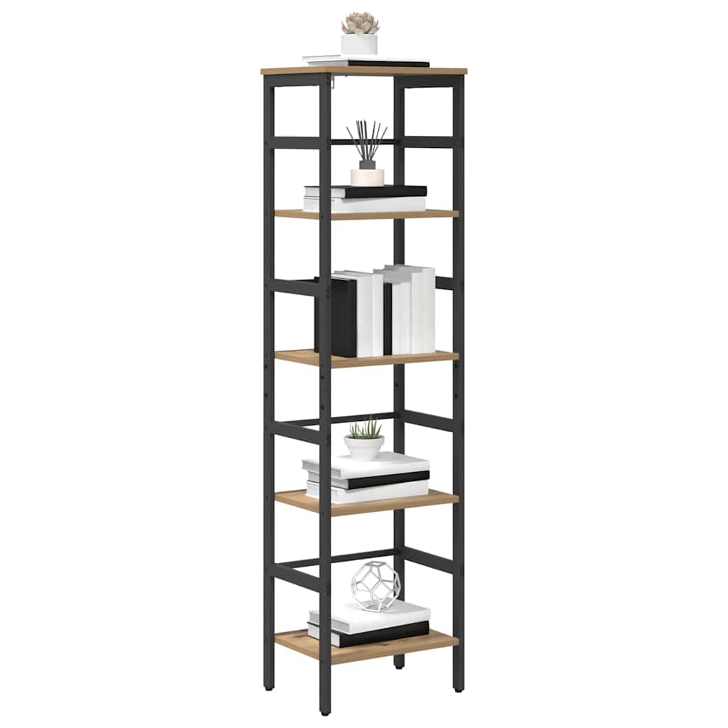 Bookshelf Artisan Oak 40 x 29.5 x 149 cm Engineered Wood