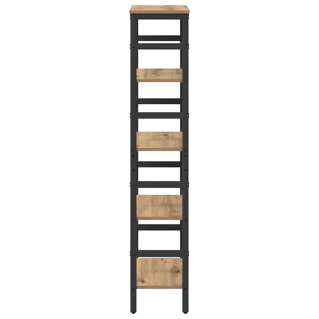 Bookshelf Artisan Oak 40 x 29.5 x 149 cm Engineered Wood