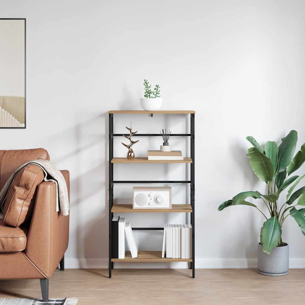 Bookshelf Artisan Oak 60 x 29.5 x 115 cm Engineered Wood